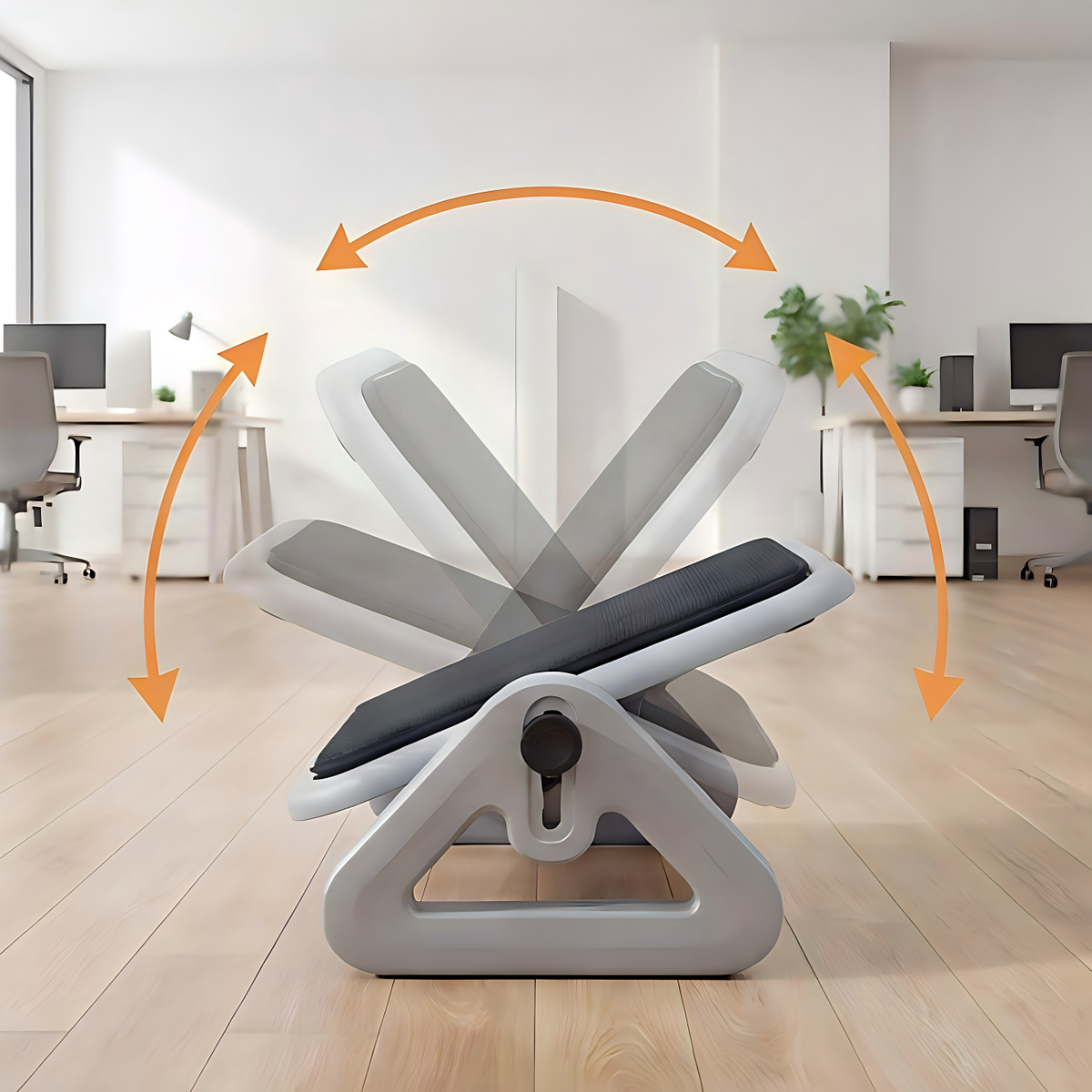 Adjustable Footrest Platform for Desk and Office Chairs