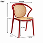 Lightweight Vintage Rattan Style Chair